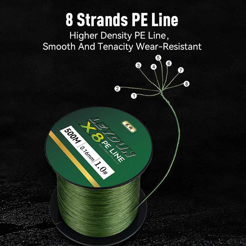 LEYDUN 500m Micro Nueva Línea  - Ice Fishing Line reseña y precio